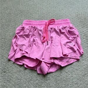 Women's Pink Athletic Shorts